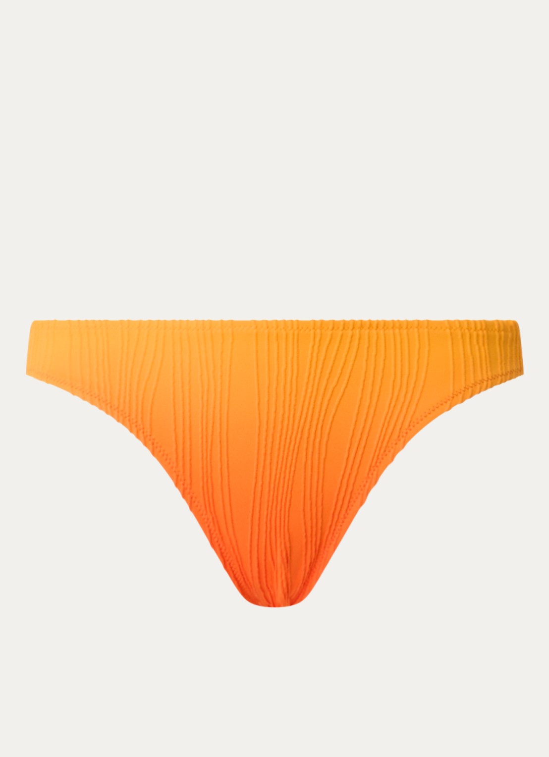 Chantelle Bikinislip met structuur - voorkant 4 oranjerood