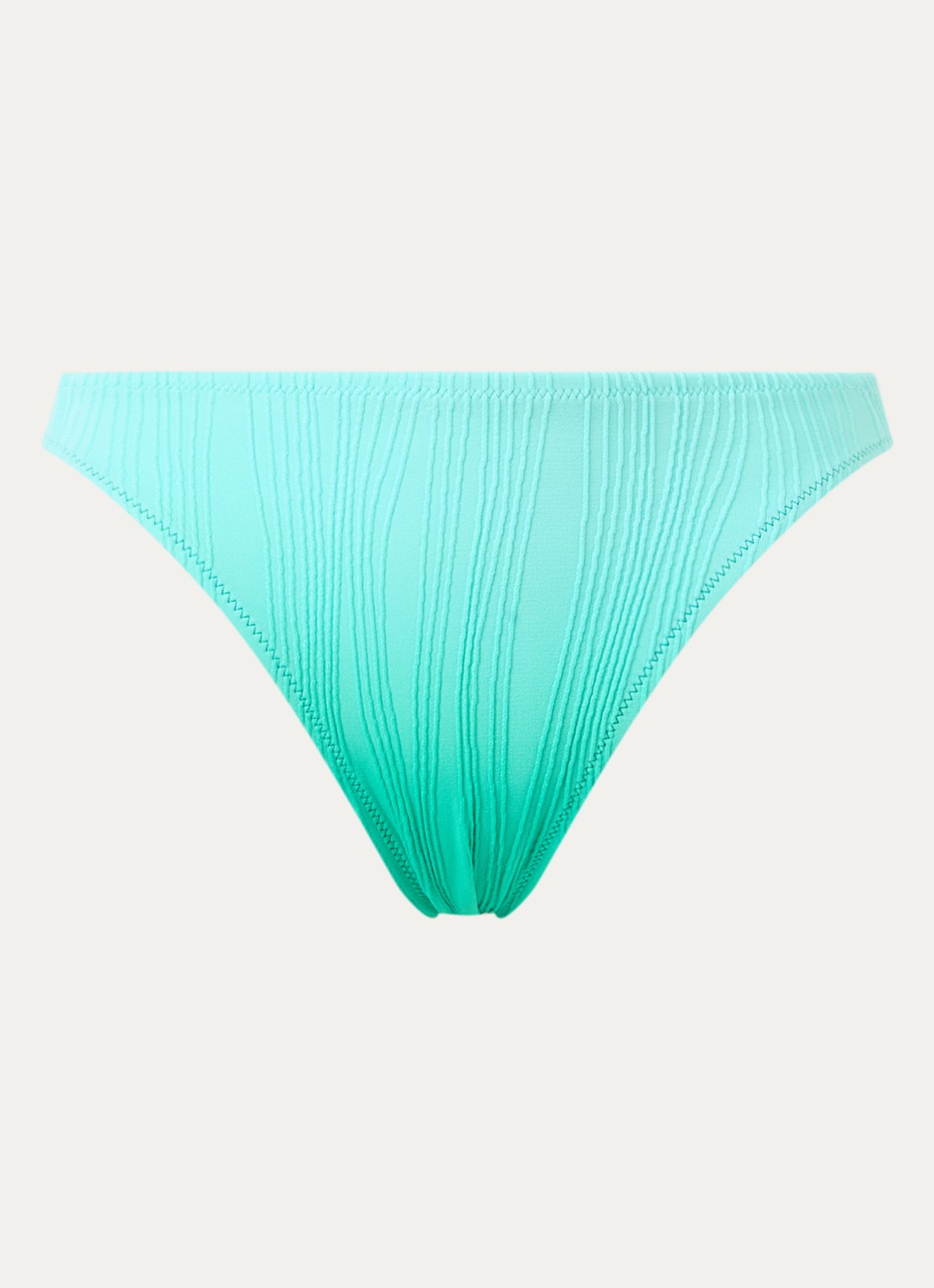 Chantelle Bikinislip met structuur - voorkant turquoise