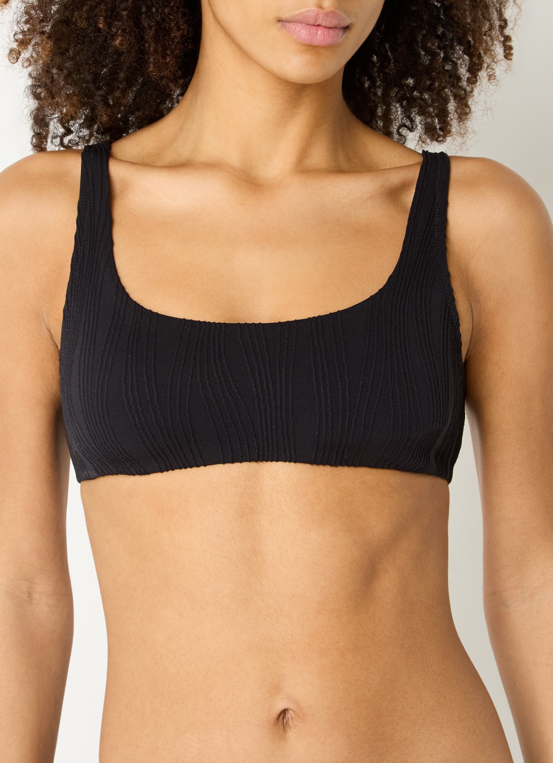 Chantelle Bikinitop met structuur en uitneembare vulling - detail 2 zwart