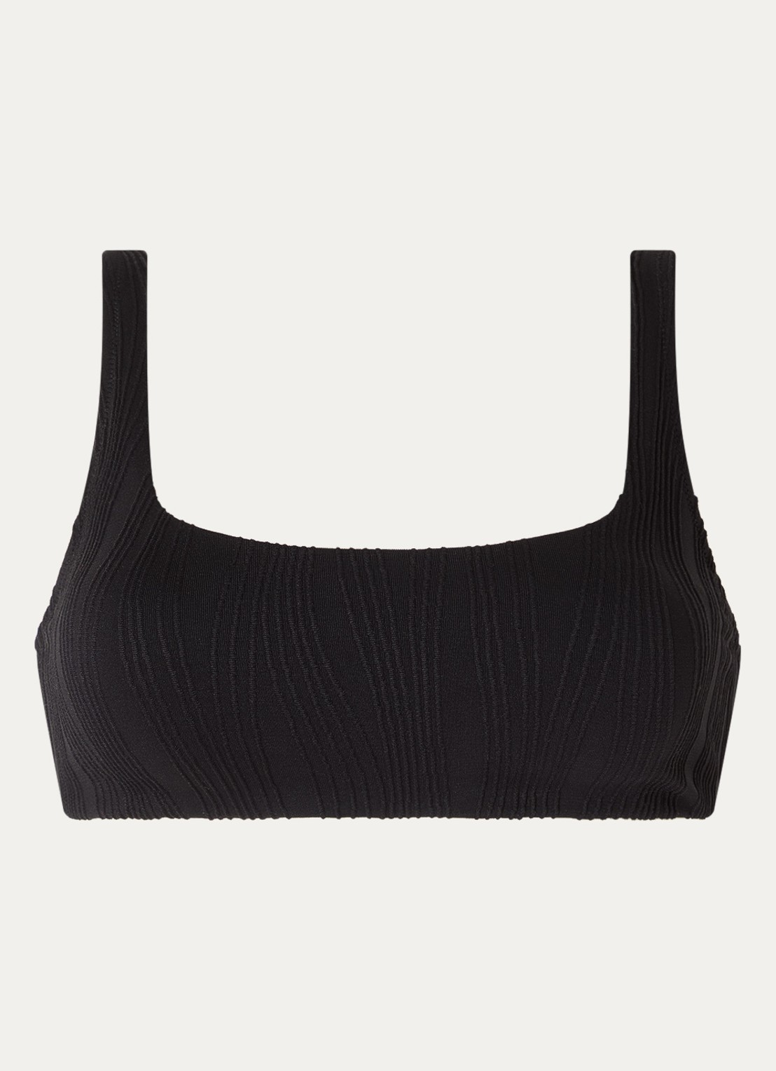 Chantelle Bikinitop met structuur en uitneembare vulling - voorkant 4 zwart
