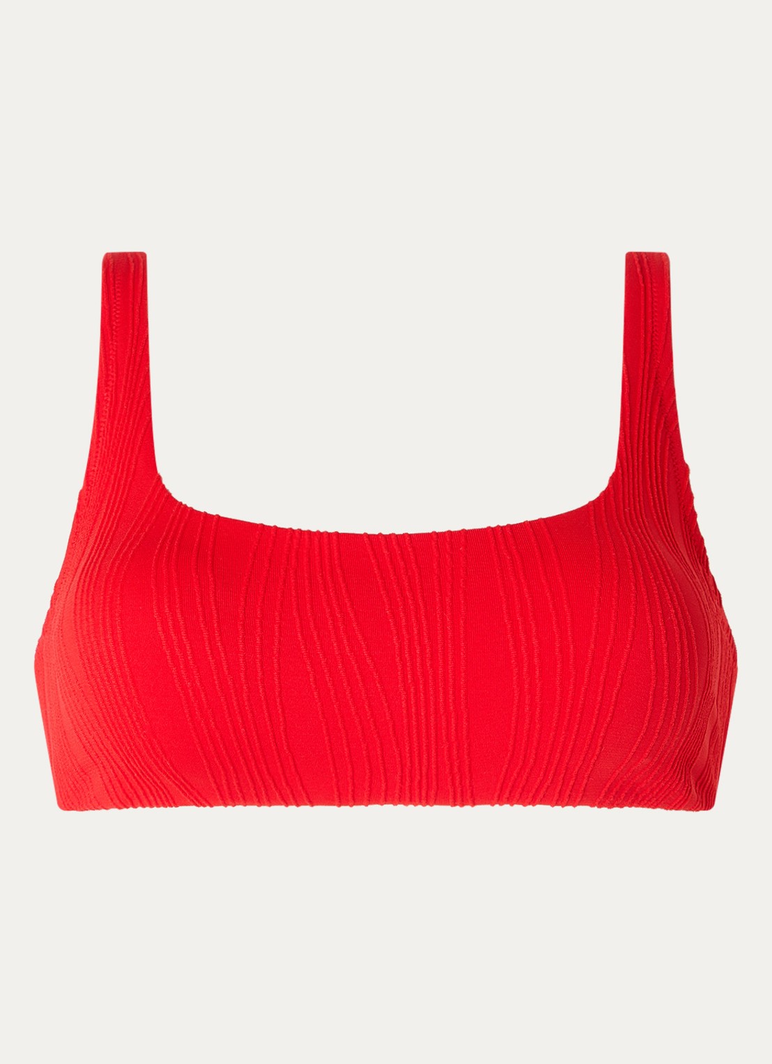 Chantelle Bikinitop met structuur en uitneembare vulling - voorkant 4 rood