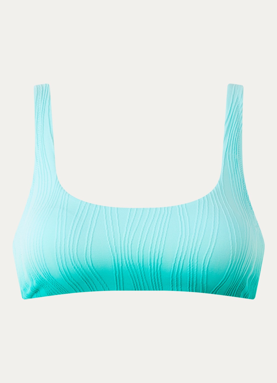 Chantelle Bikinitop met structuur en uitneembare vulling - voorkant 4 turquoise