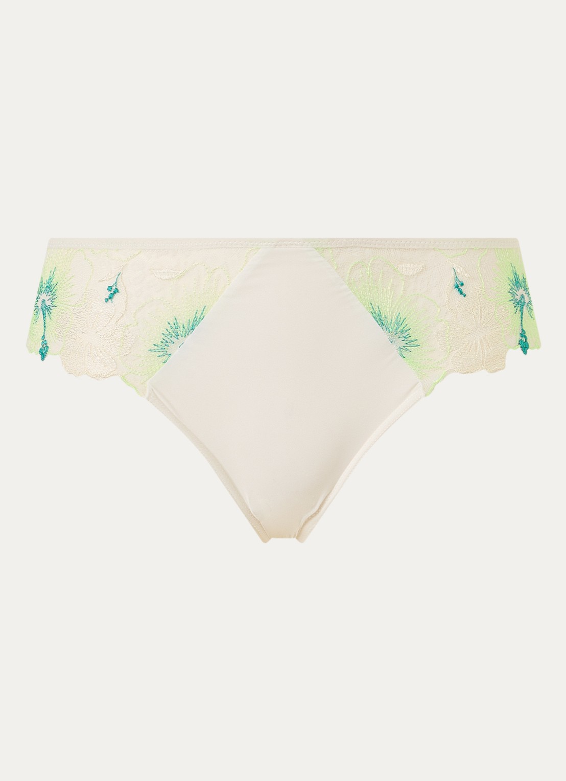 Chantelle Daydream slip met kant - voorkant 2 lime