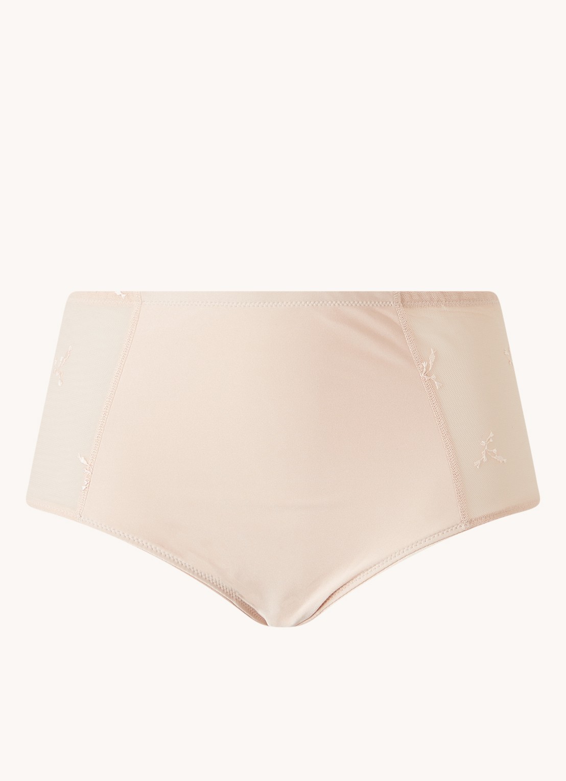 Chantelle Every Curve high waisted slip met borduring - voorkant 4 lichtroze