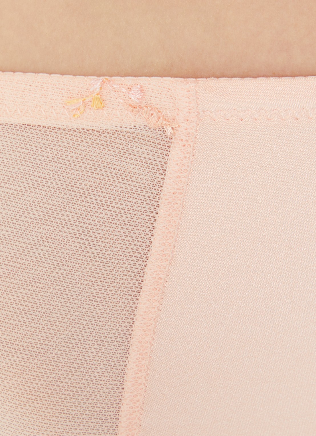 Chantelle Every Curve high waisted slip met borduring - detail 5 zalmroze
