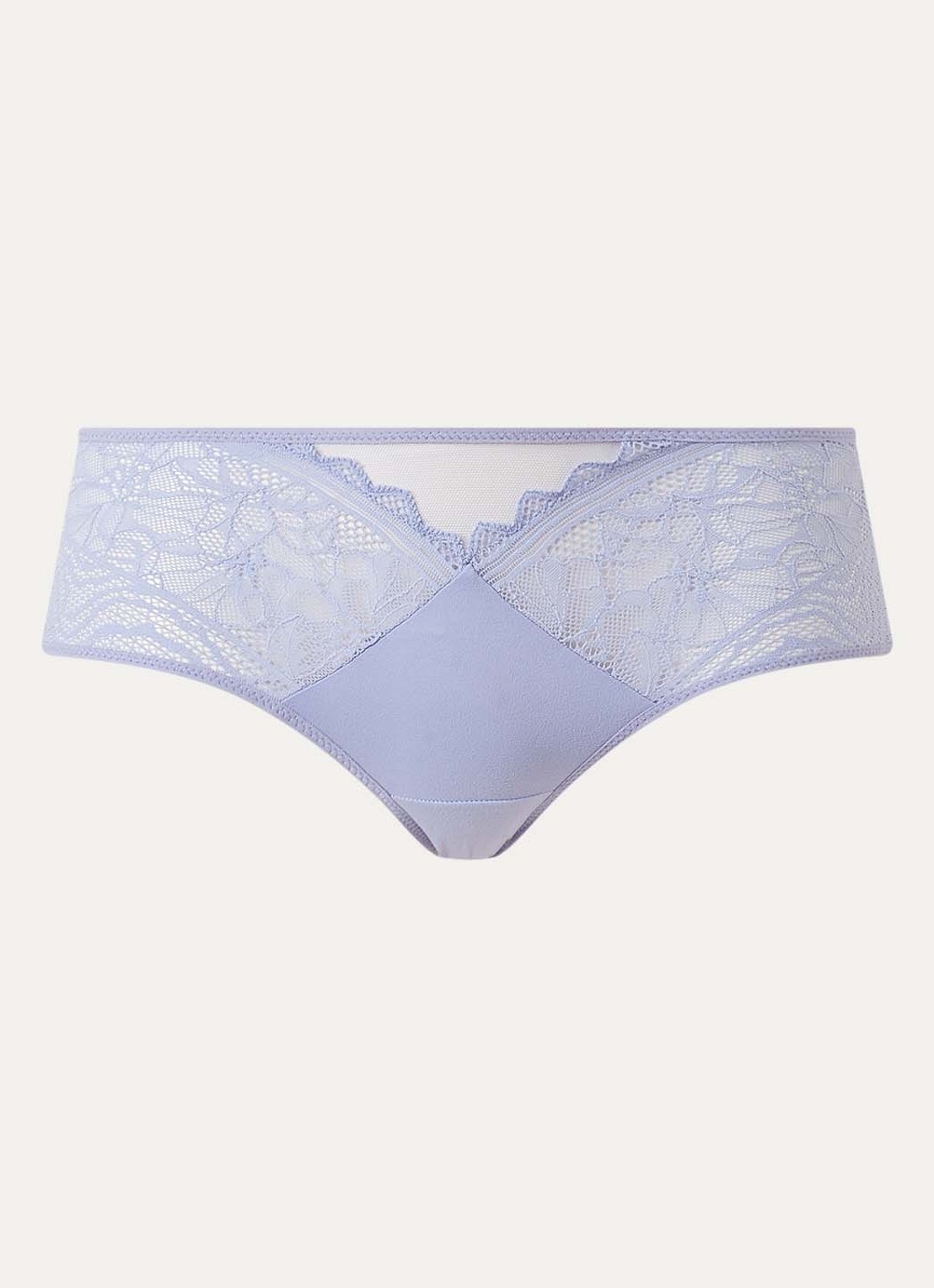 Chantelle Floral Touch shorty met kant - voorkant 4 lavendel