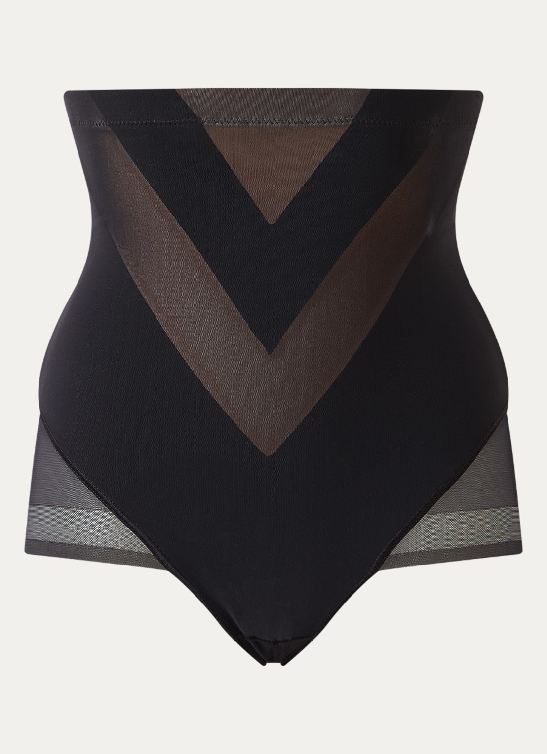 Chantelle Glam Shaping high waisted corrigerende slip - voorkant zwart