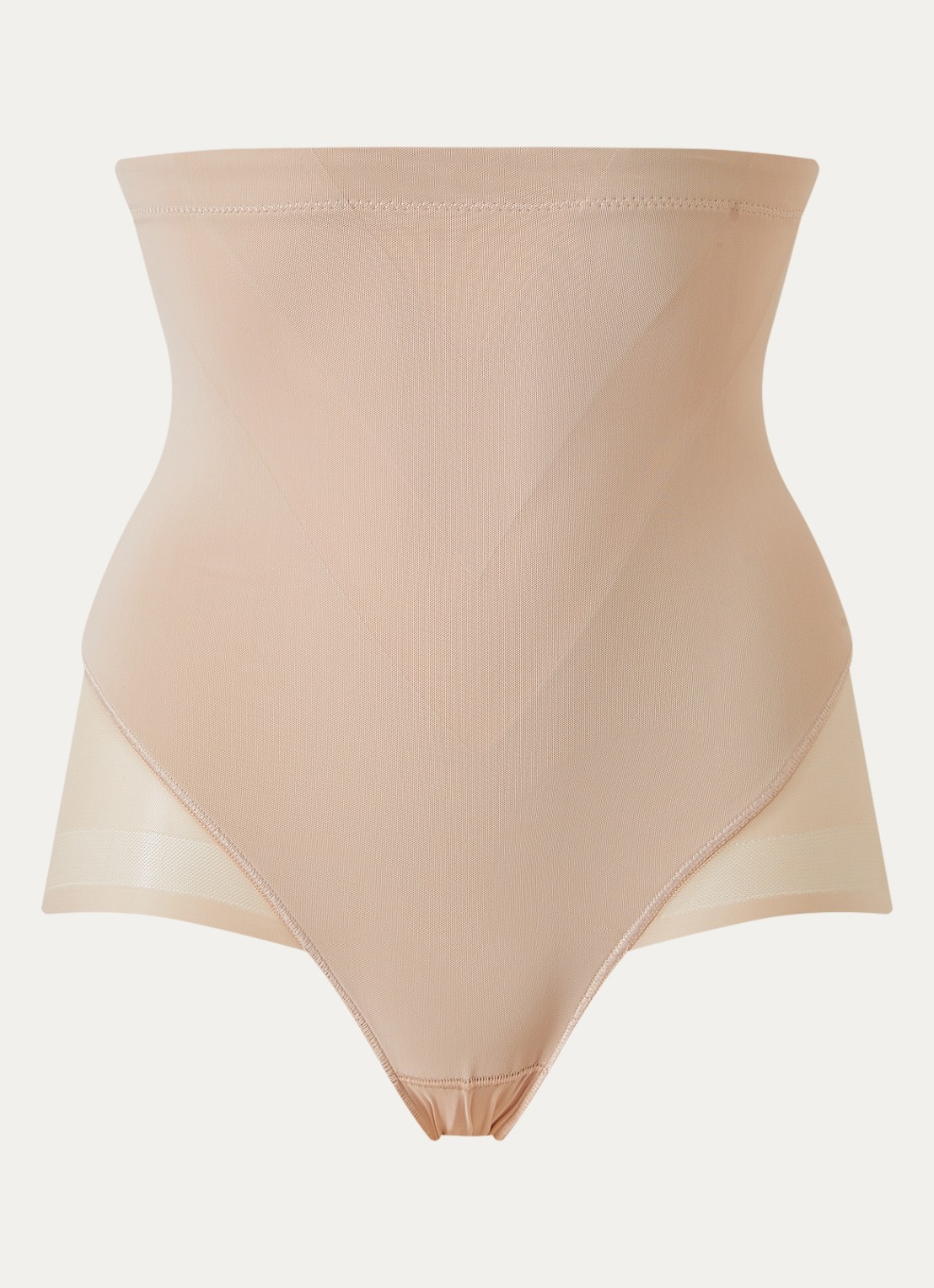 Chantelle Glam Shaping high waisted corrigerende slip - voorkant creme