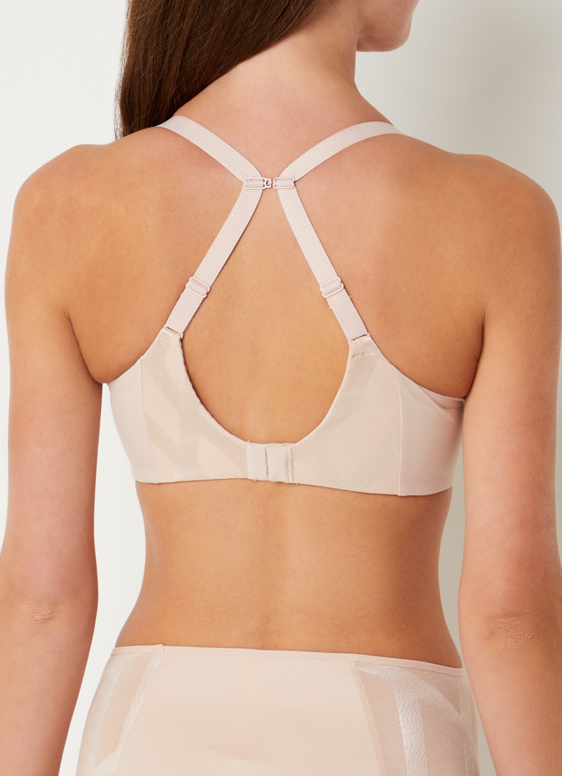 Chantelle Glaze beugel bh met overlay van mesh - detail 5 oudroze