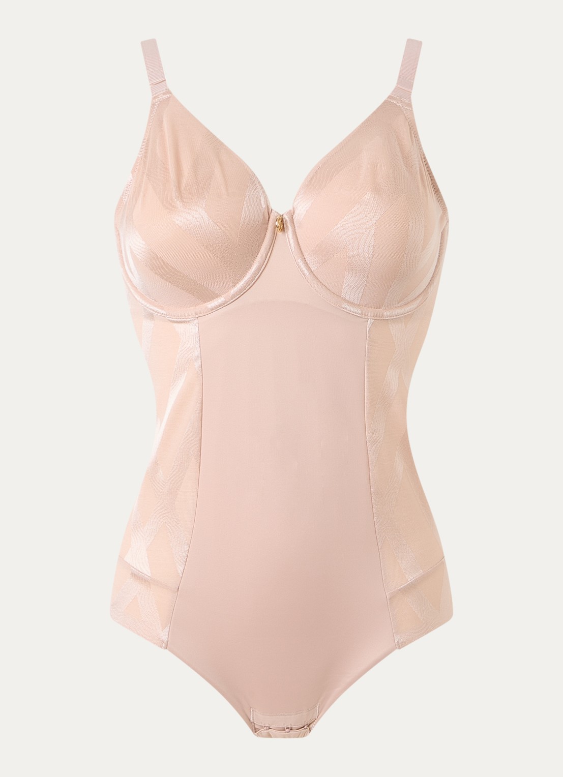 Chantelle Glaze body met beugelondersteuning - voorkant 4 oudroze