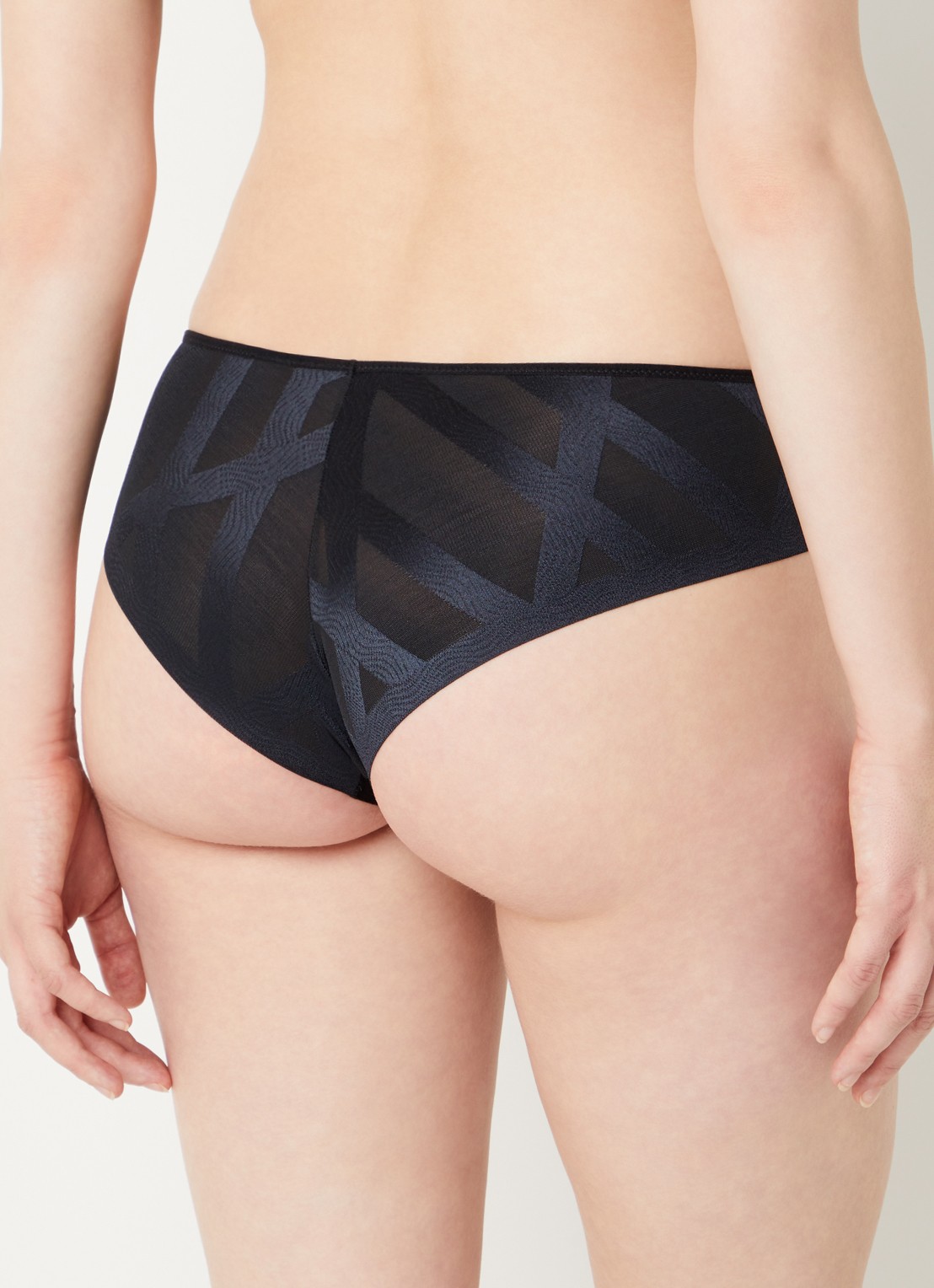 Chantelle Glaze hipster met grafische print - achterkant 3 zwart