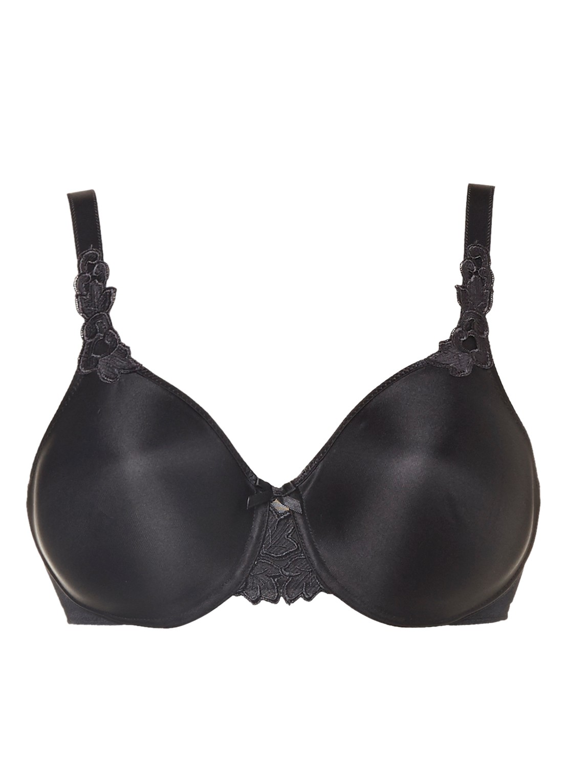 Chantelle Hedona beugel bh met kantborduring - voorkant 4 zwart