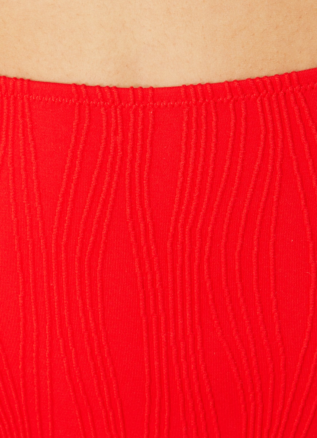 Chantelle High waisted bikinislip met structuur - detail 5 rood