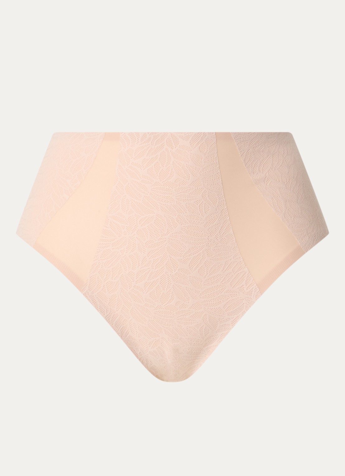 Chantelle High waisted naadloze slip - voorkant 3 beige