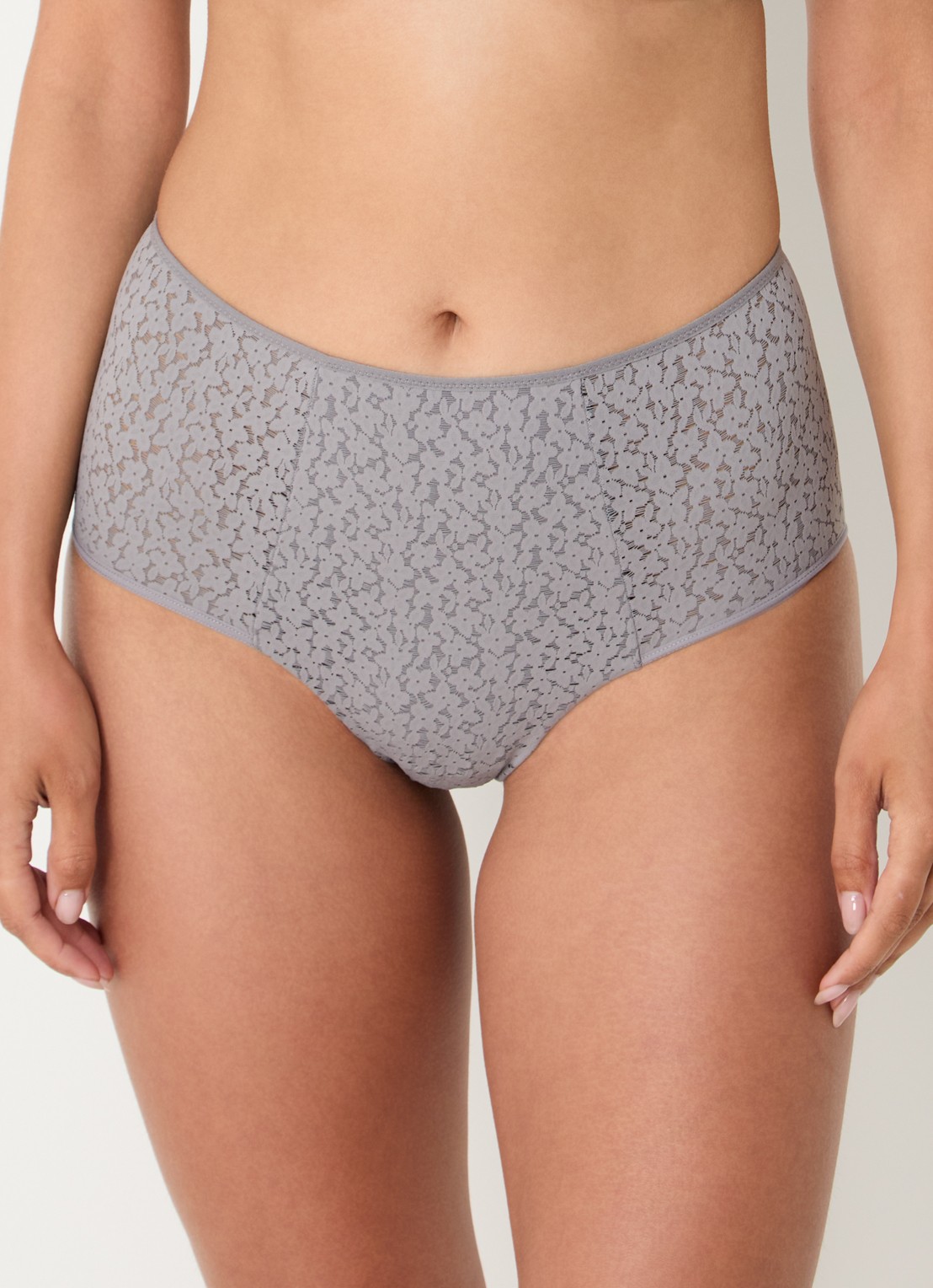 Chantelle High waisted slip met kant - detail 3 taupe