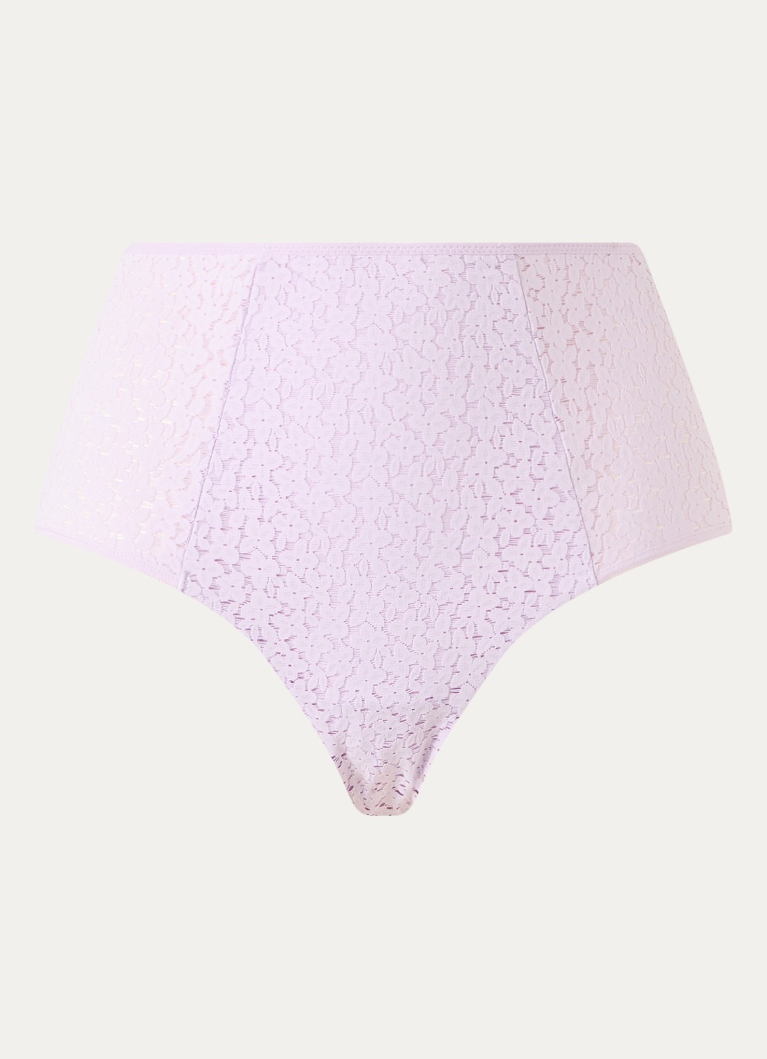 Chantelle High waisted slip met kant - voorkant 2 lichtpaars
