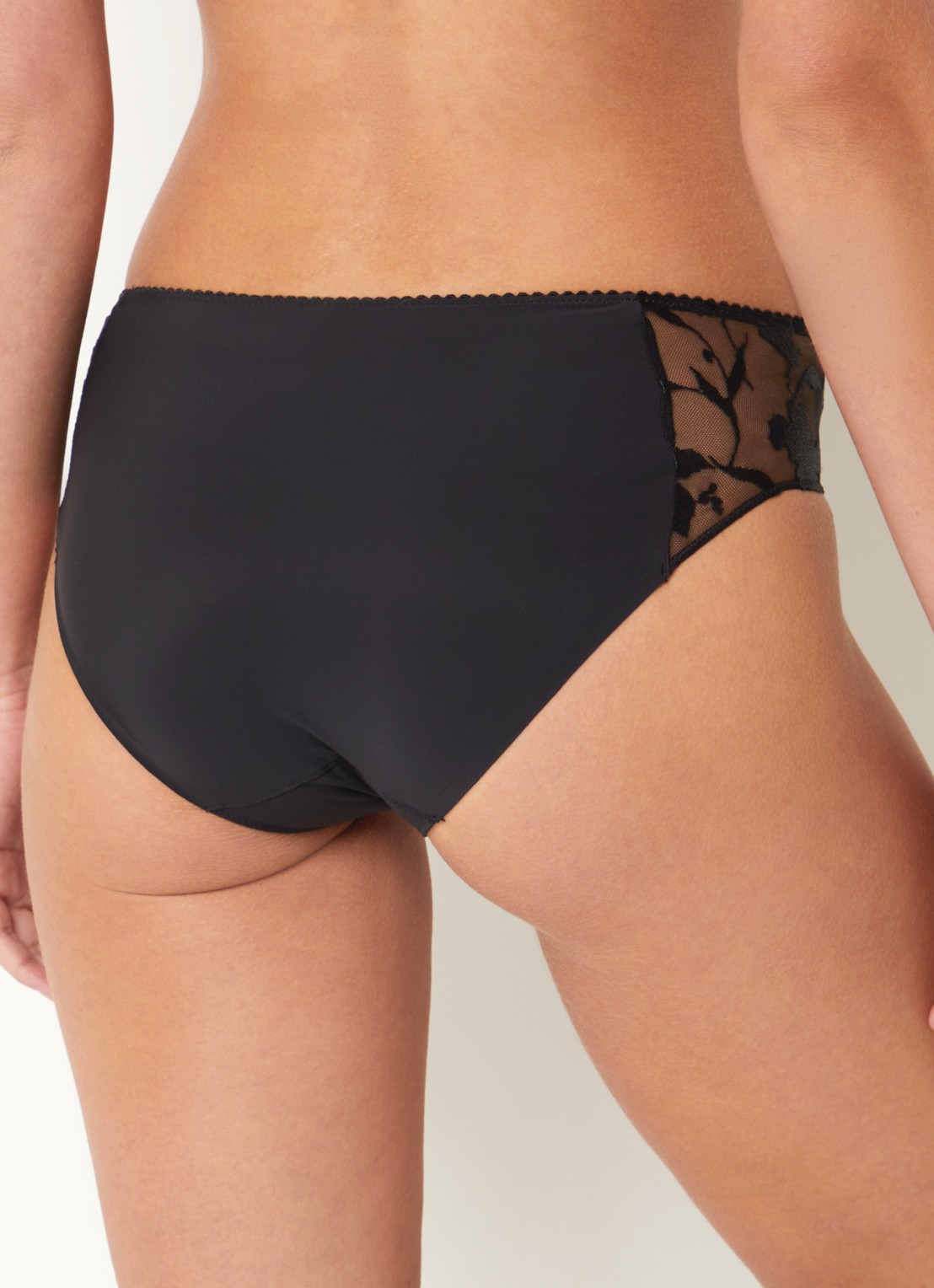 Chantelle Hipster met details van kant - achterkant 3 zwart
