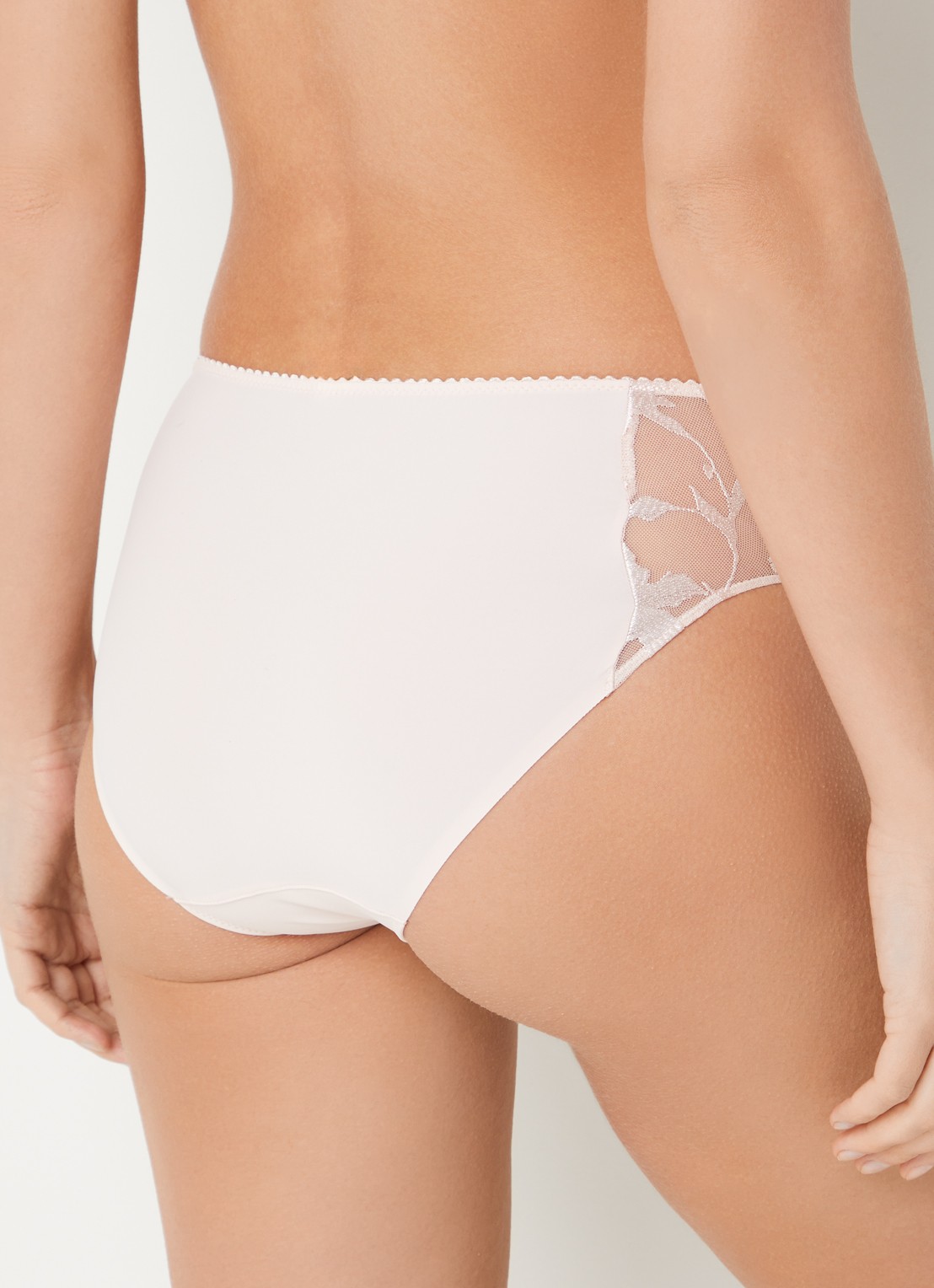 Chantelle Hipster met details van kant - achterkant 5 lichtroze