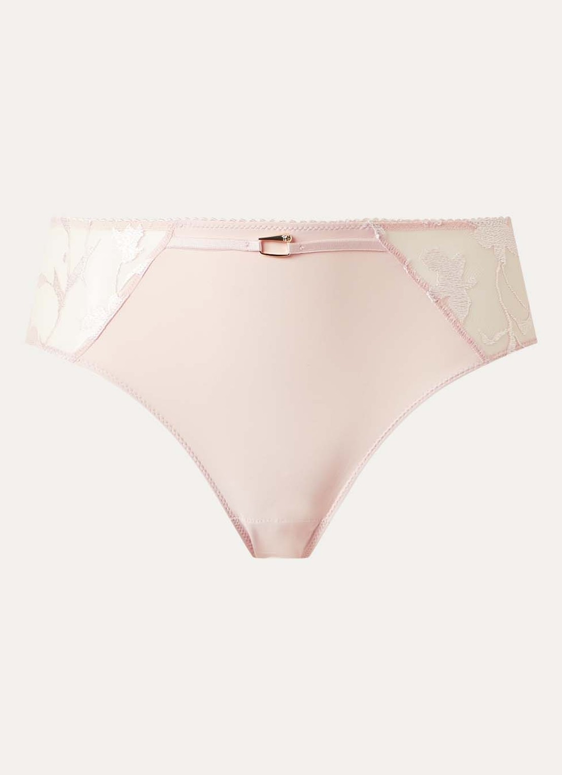 Chantelle Hipster met details van kant - voorkant 3 lichtroze