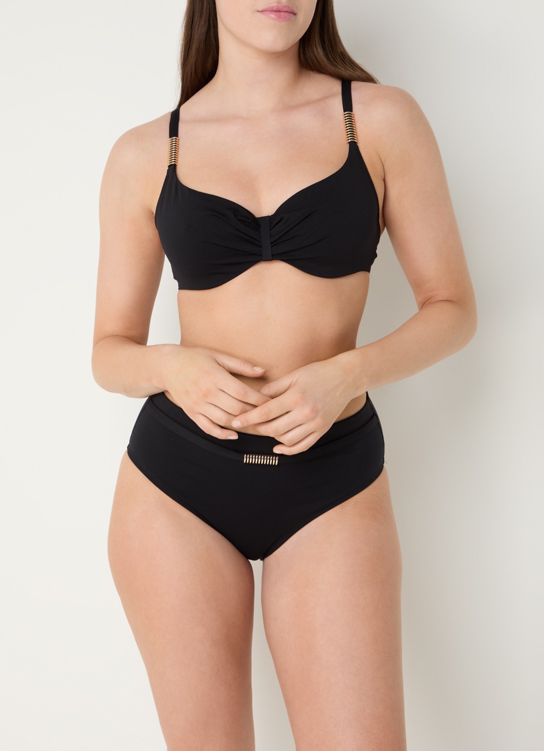 Chantelle Icon bikinitop met beugel - voorkant 5 zwart