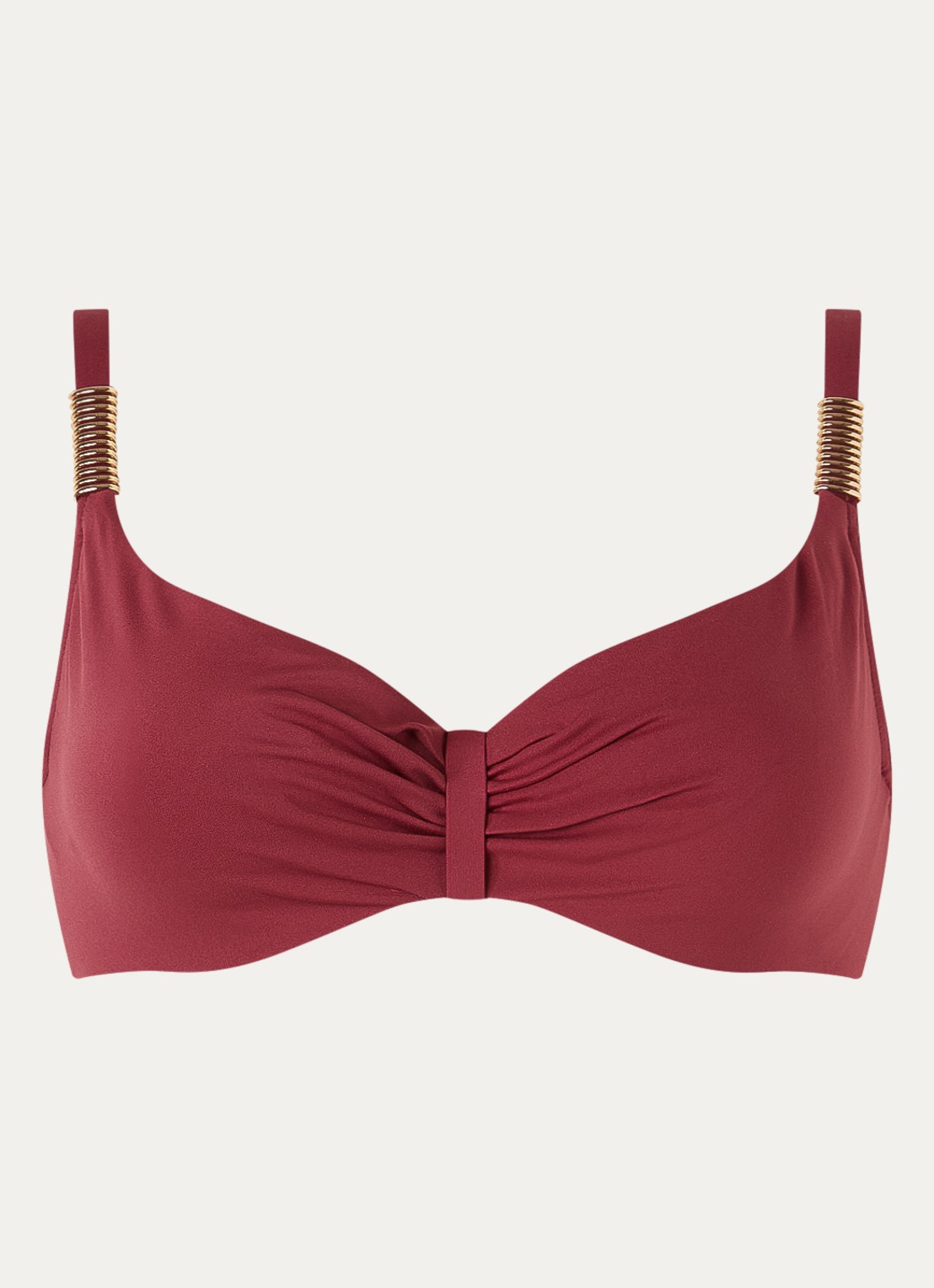 Chantelle Icon bikinitop met beugel - voorkant donkerrood