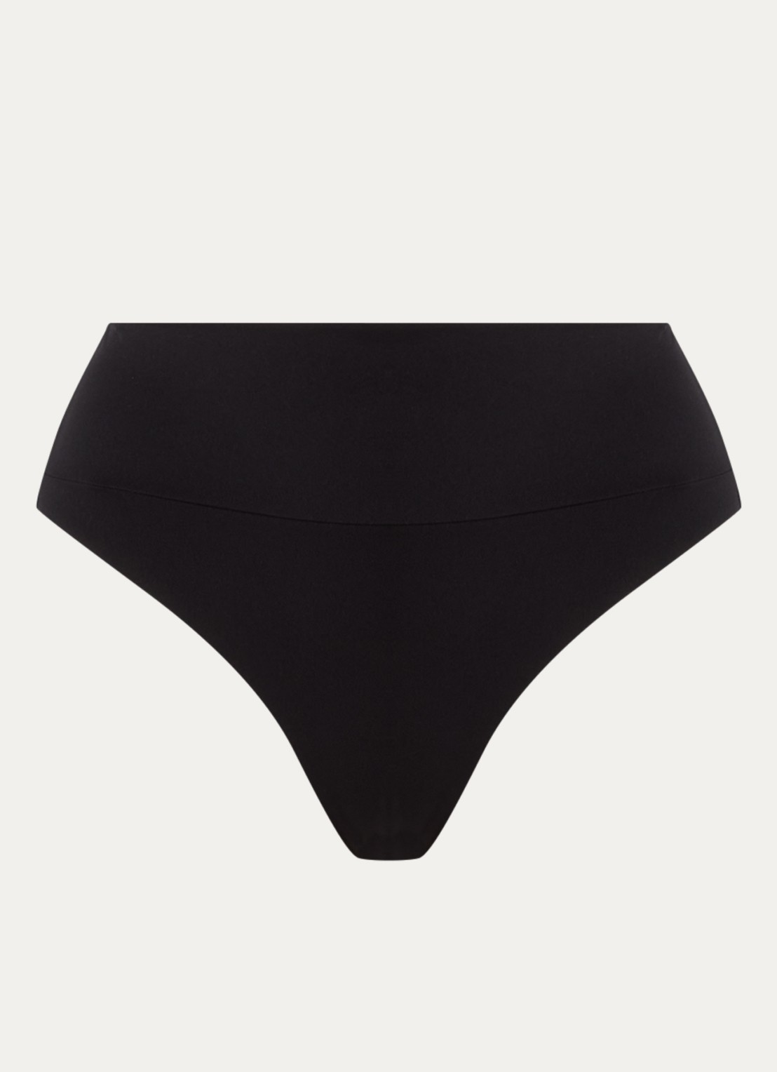 Chantelle Icon high waisted bikinislip - voorkant zwart