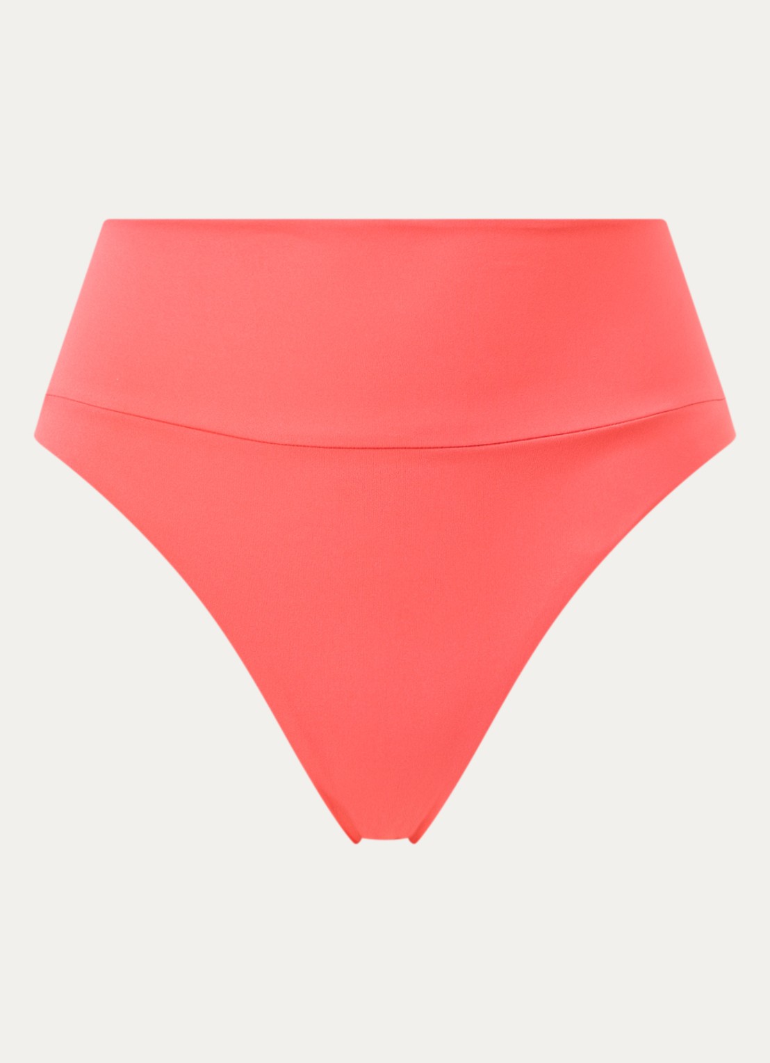 Chantelle Icon high waisted bikinislip - voorkant koraalroze