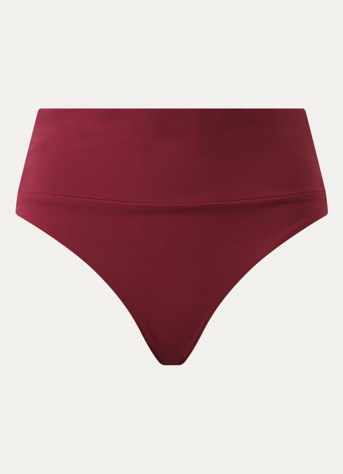 Chantelle Icon high waisted bikinislip - voorkant 4 donkerrood