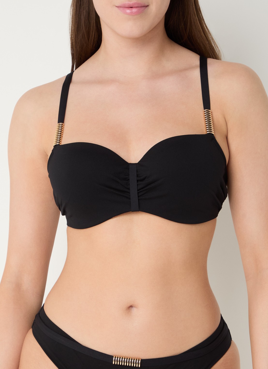 Chantelle Icon voorgevormde bikinitop met beugel - detail 3 zwart