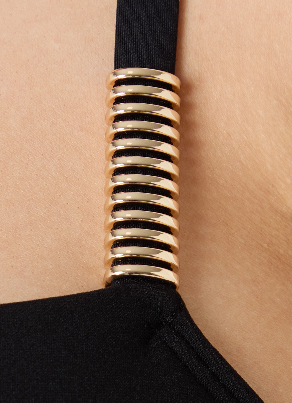 Chantelle Icon voorgevormde bikinitop met beugel - detail 4 zwart