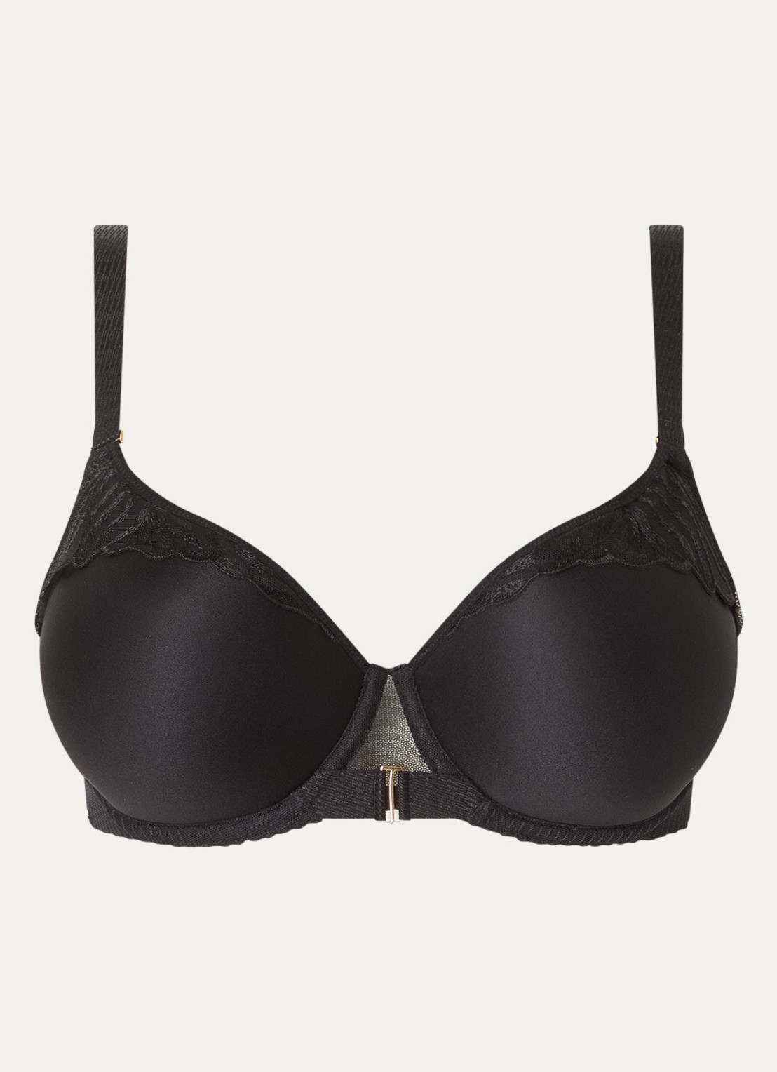 Chantelle Legend voorgevormde bh met beugel - voorkant 2 zwart