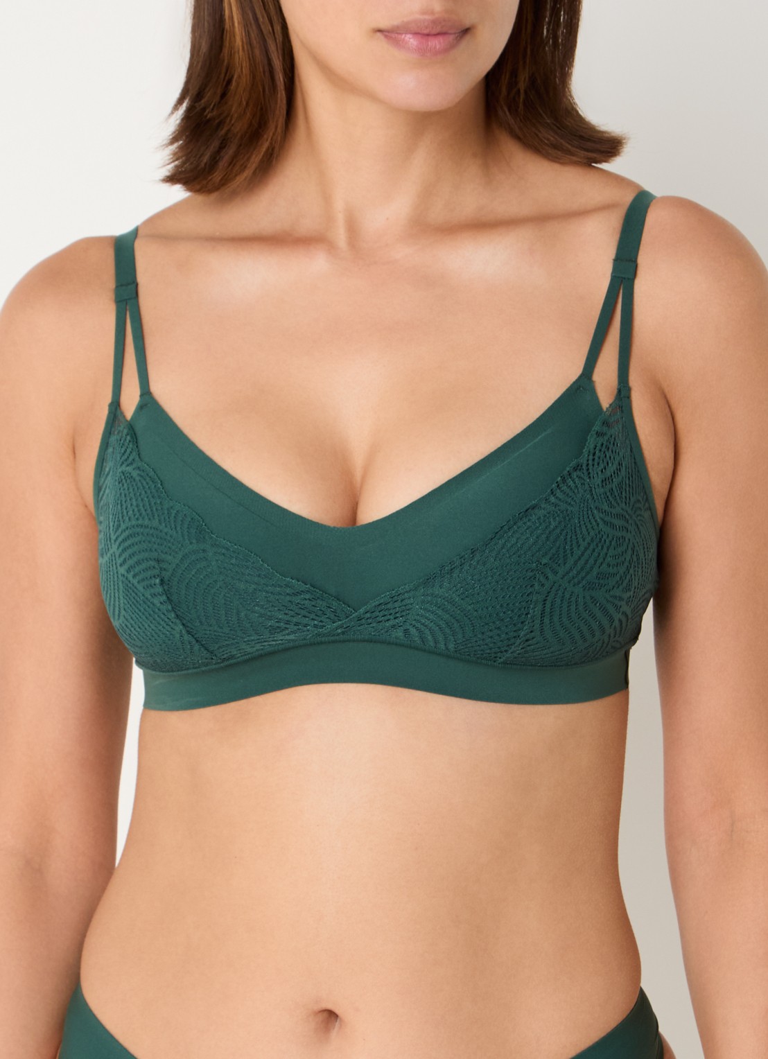 Chantelle Naadloze bralette met uitneembare vulling - detail 3 groen