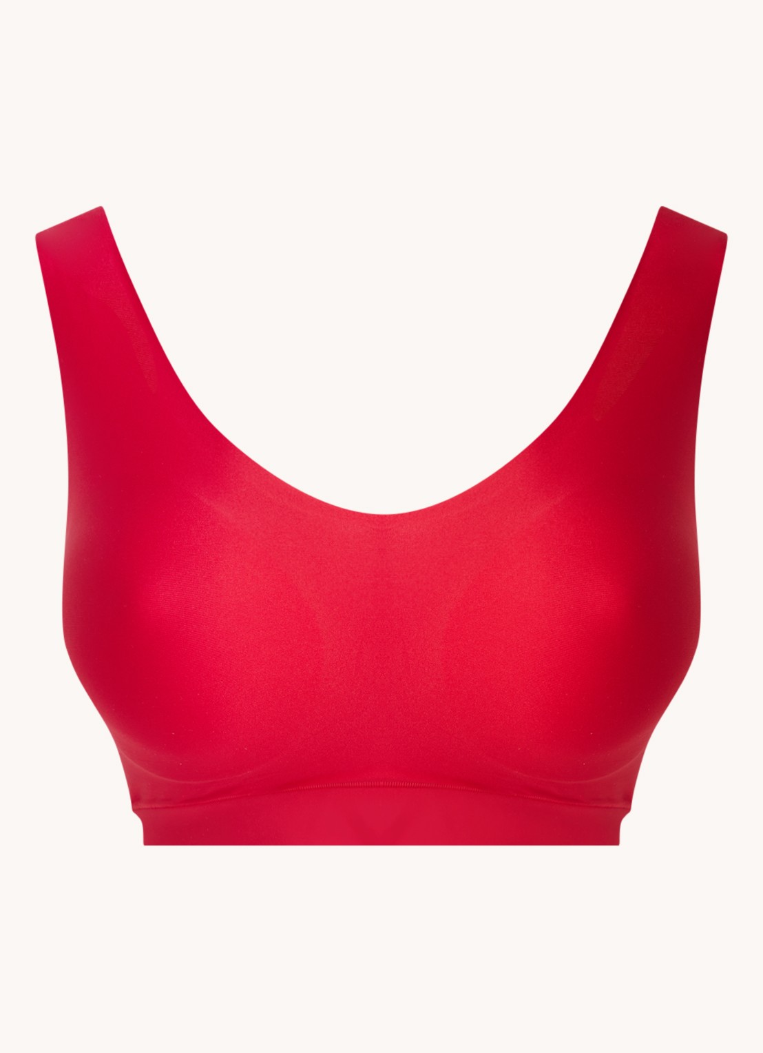 Chantelle Naadloze bralette met vulling - voorkant 4 rood