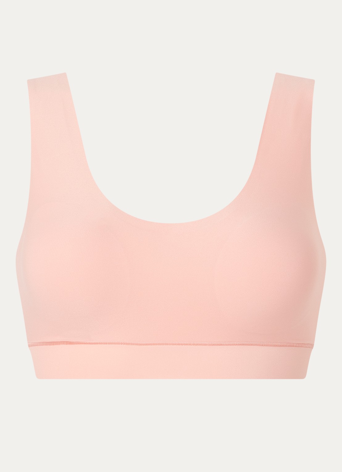 Chantelle Naadloze bralette met vulling - voorkant koraalroze