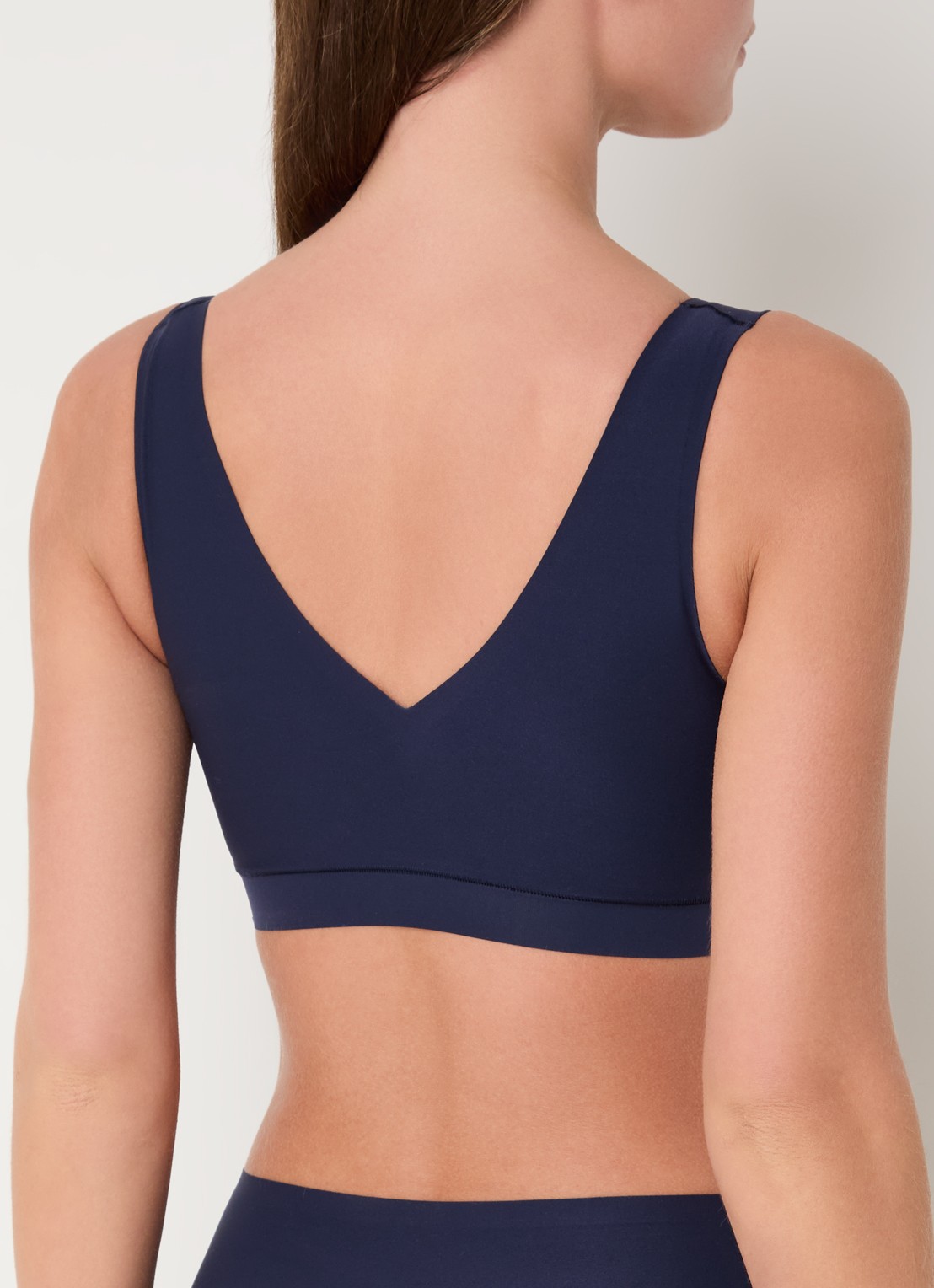 Chantelle Naadloze bralette met vulling - achterkant 3 donkerblauw
