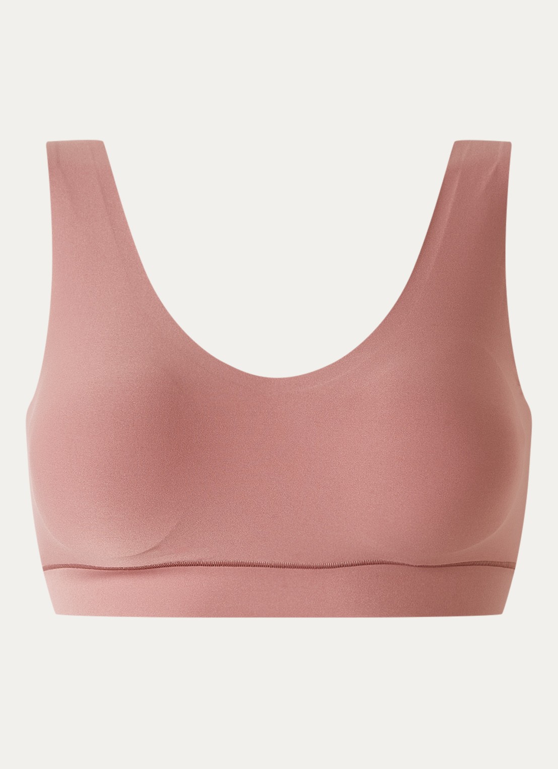 Chantelle Naadloze bralette met vulling - voorkant oudroze