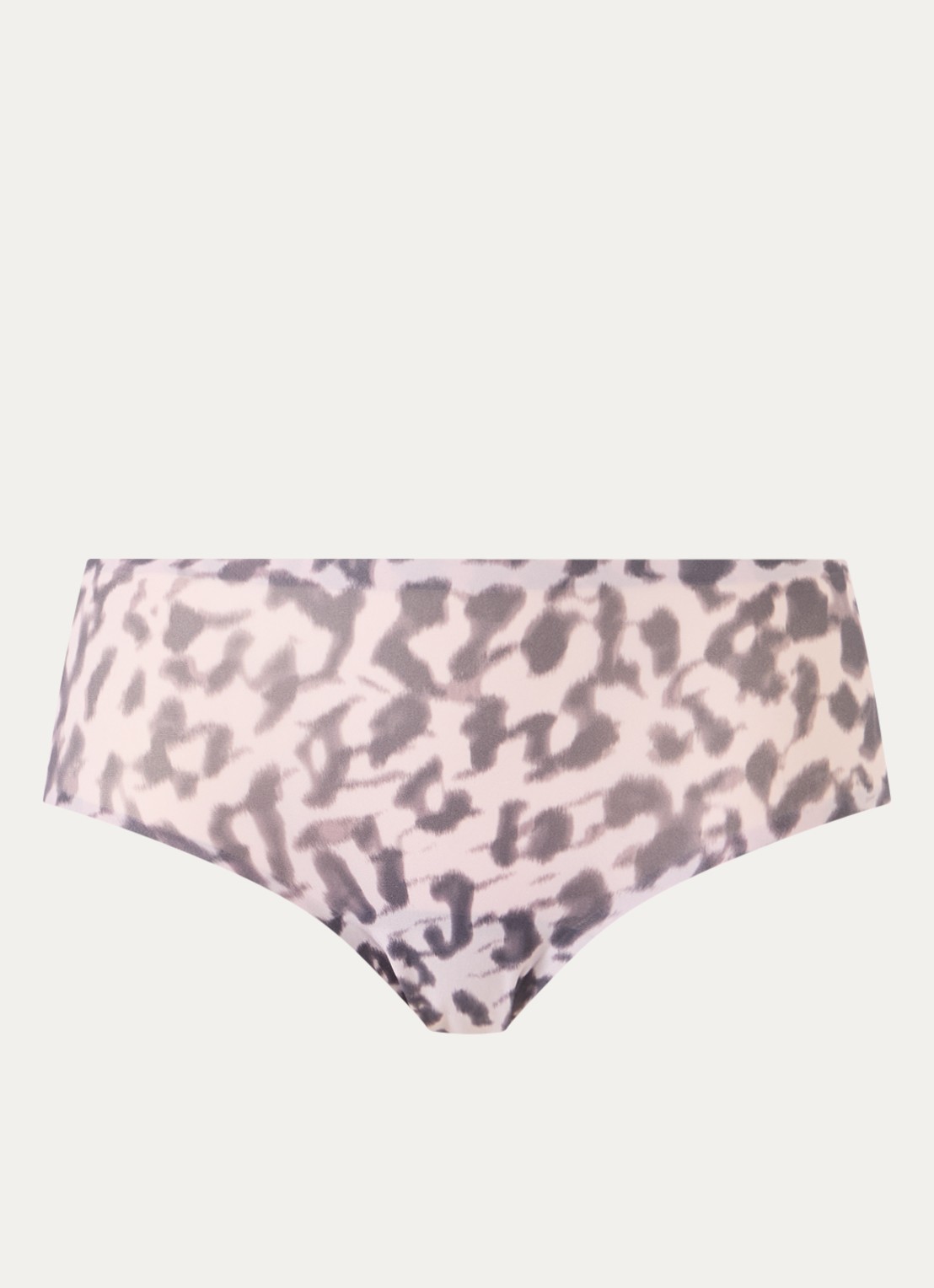 Chantelle Naadloze hipster met panterprint - voorkant lichtroze