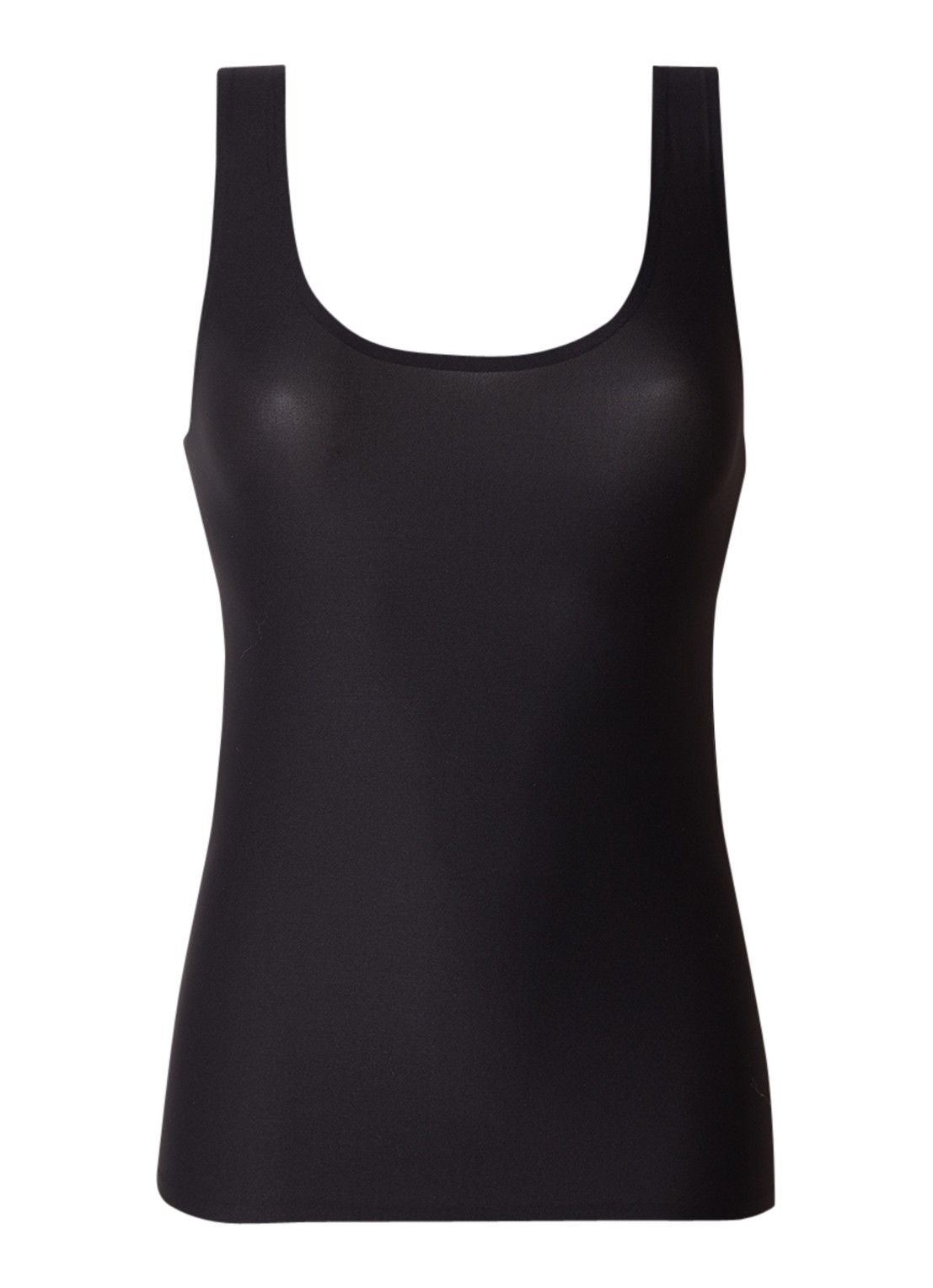 Chantelle Naadloze tanktop - voorkant zwart