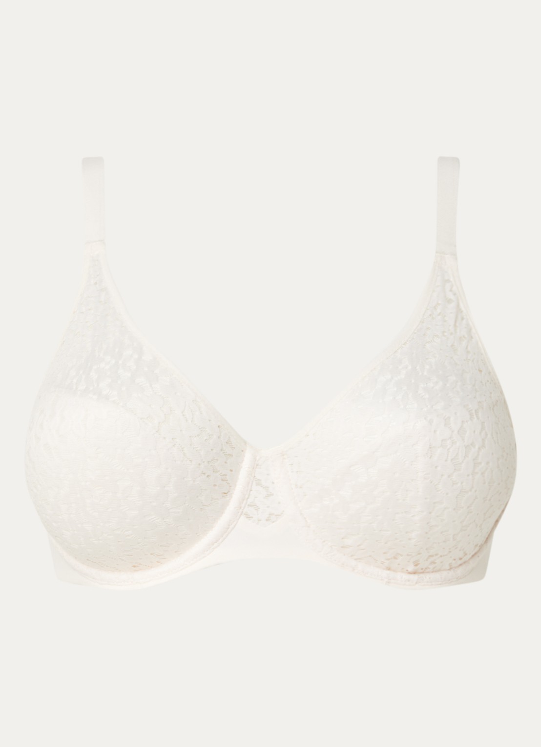 Chantelle Norah beugel bh van kant - voorkant 2 gebroken wit