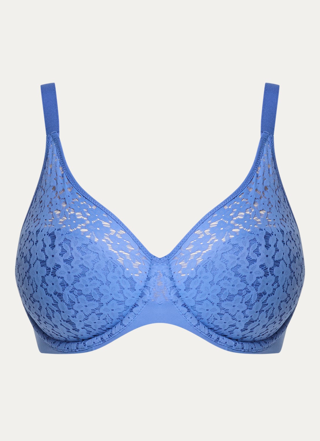 Chantelle Norah beugel bh van kant - voorkant 4 blauw