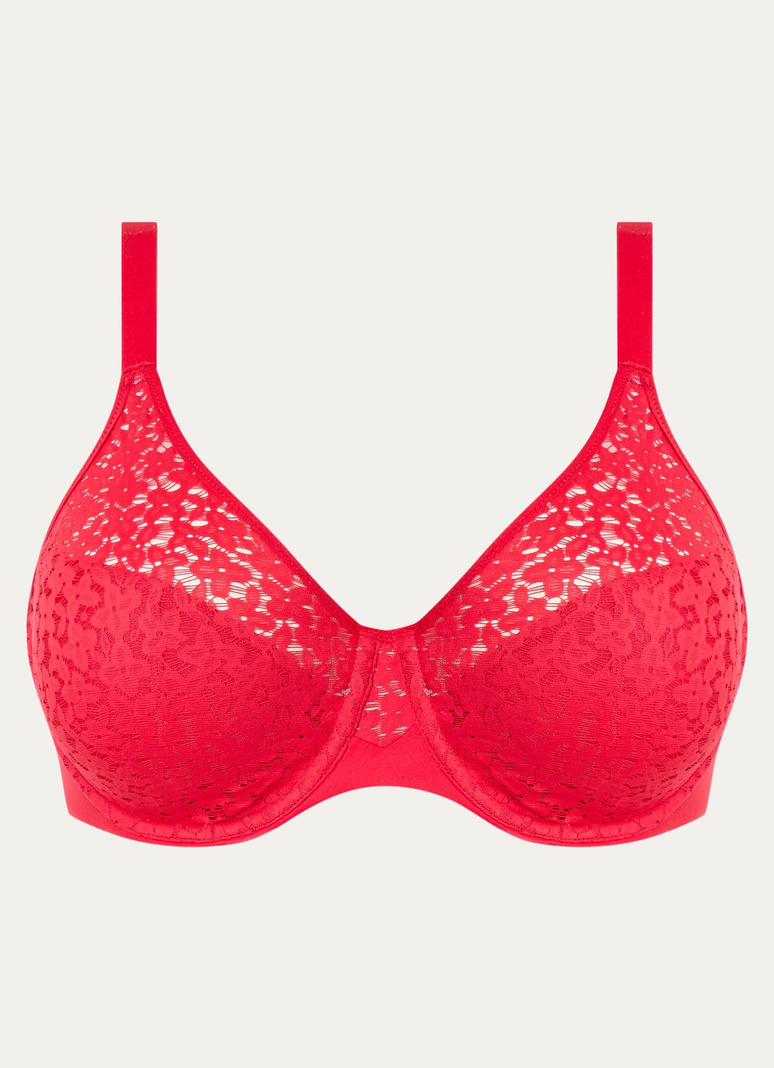 Chantelle Norah beugel bh van kant - voorkant rood
