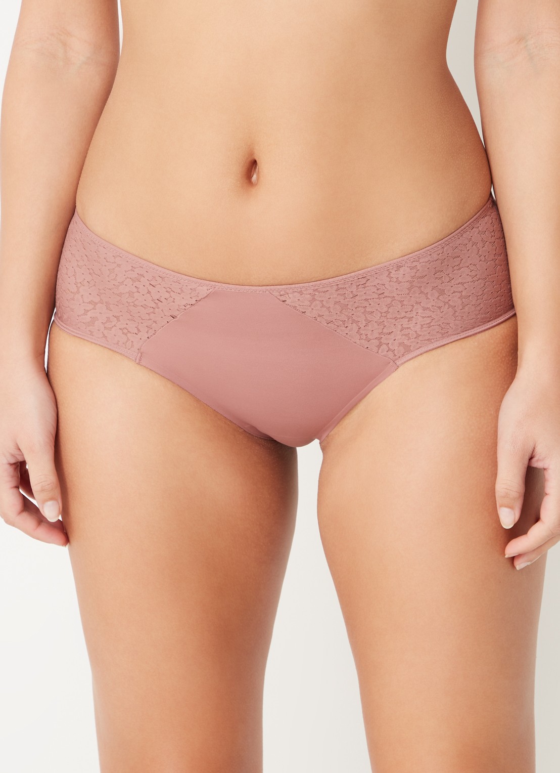 Chantelle Norah shorty met kant - detail 3 oudroze