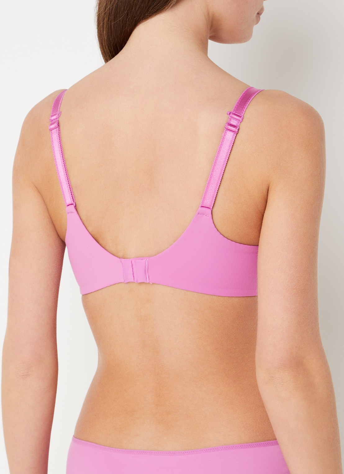 Chantelle Norah voorgevormde beugel bh met mesh - achterkant 3 fuchsia