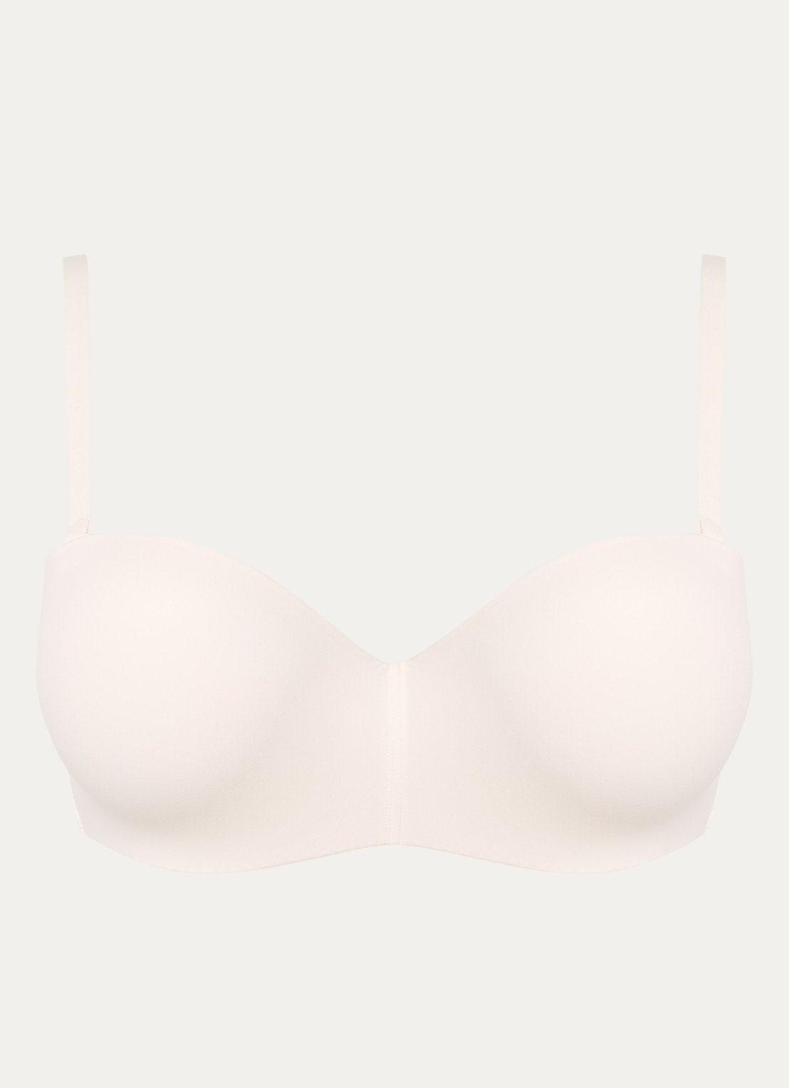 Chantelle Norah voorgevormde strapless bh met afneembare bandjes - voorkant 2 gebroken wit