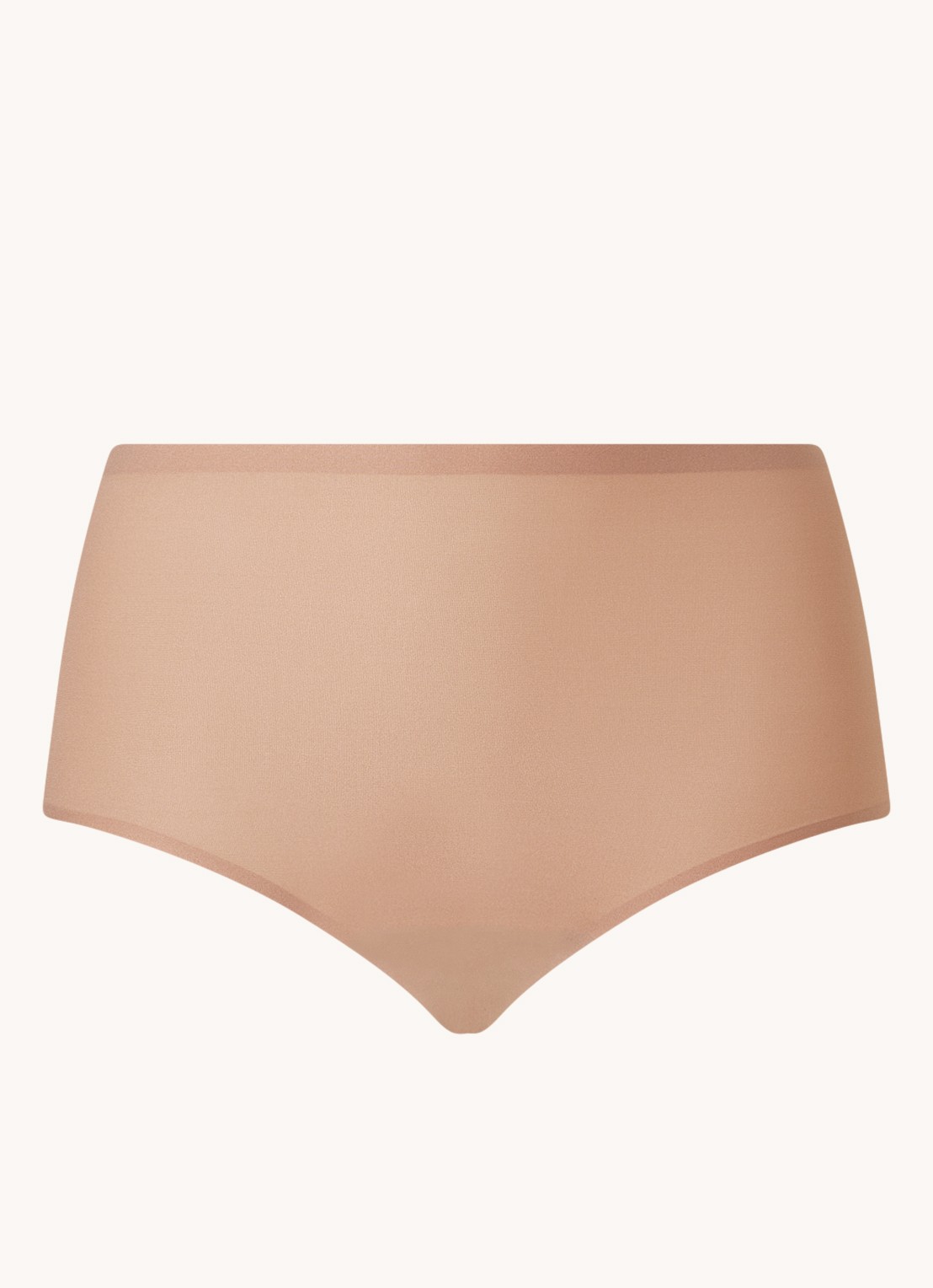 Chantelle One-size-fits-all high waisted naadloze slip - voorkant 4 zand