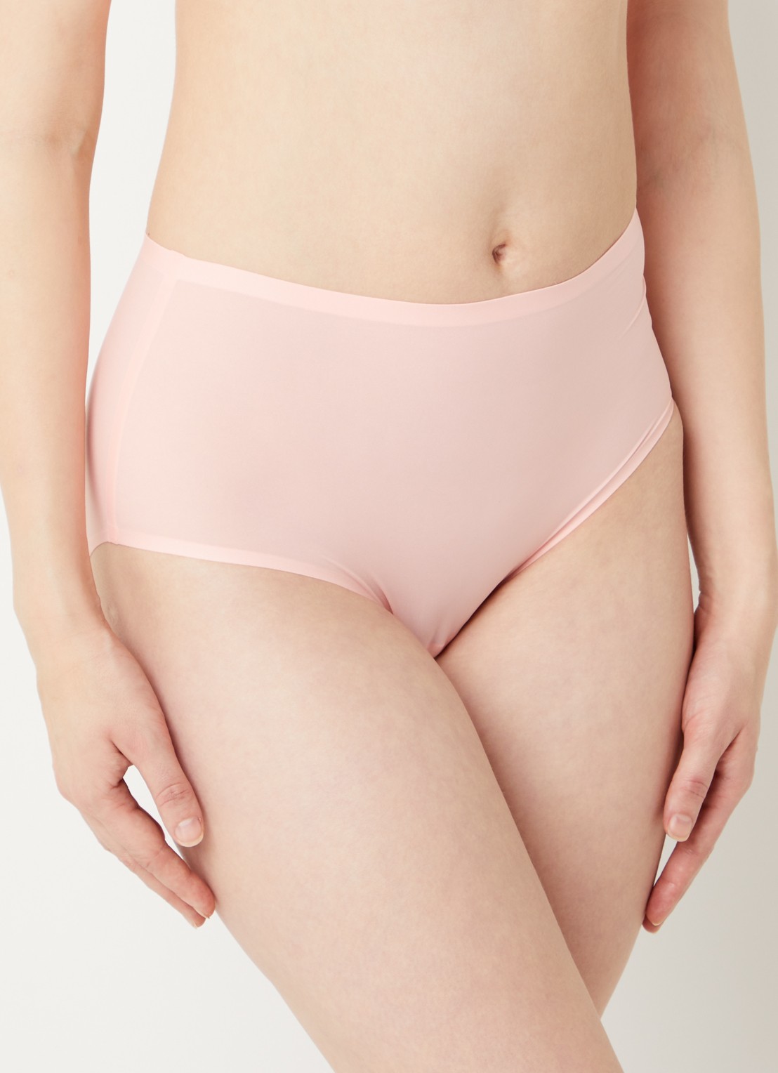 Chantelle One-size-fits-all high waisted naadloze slip - voorkant 5 zalmroze