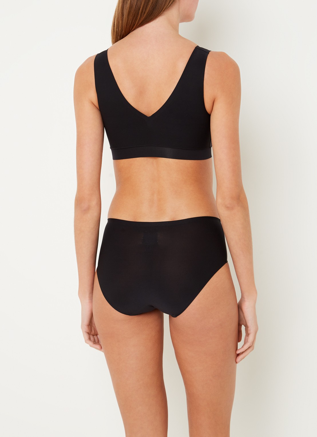 Chantelle One-size-fits-all naadloze hipster in 3-pack - achterkant 4 zwart