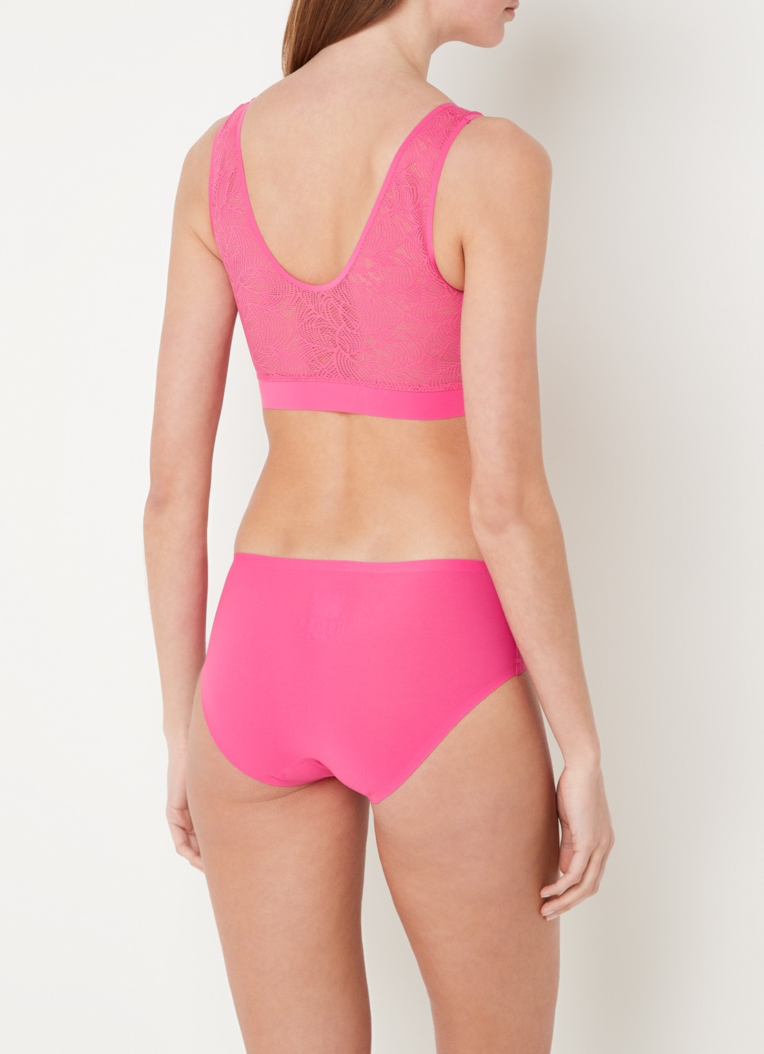 Chantelle One-size-fits-all naadloze hipster - achterkant 3 fuchsia
