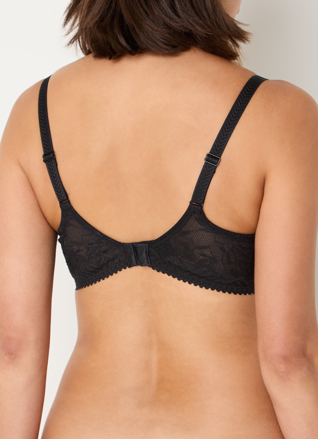 Chantelle Origins beugel bh van kant - achterkant 5 zwart