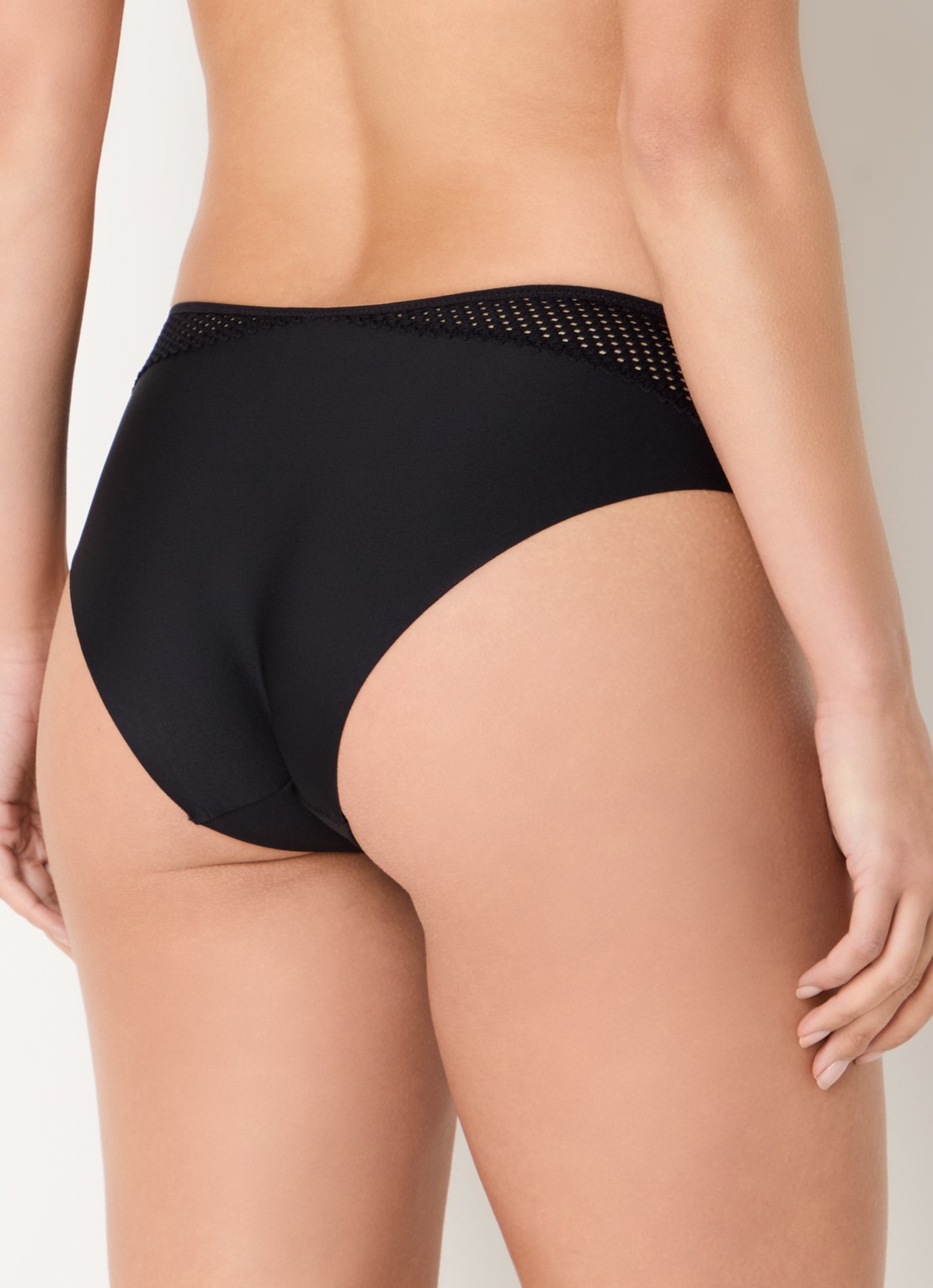 Chantelle Play hipster met kant - achterkant 4 zwart